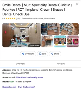 Smile Dental | Multi Speciality Dental Clinic in Roorkee | RCT | Implant | Crown | Braces | Dental Check Ups