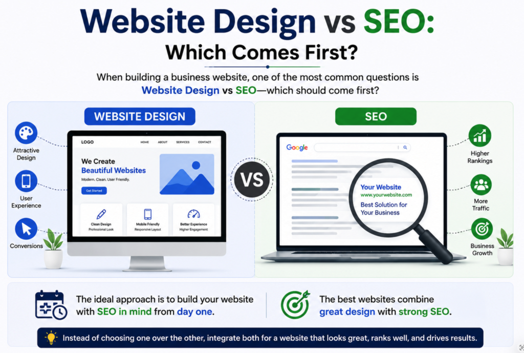 Website Design vs SEO: Which Comes First?