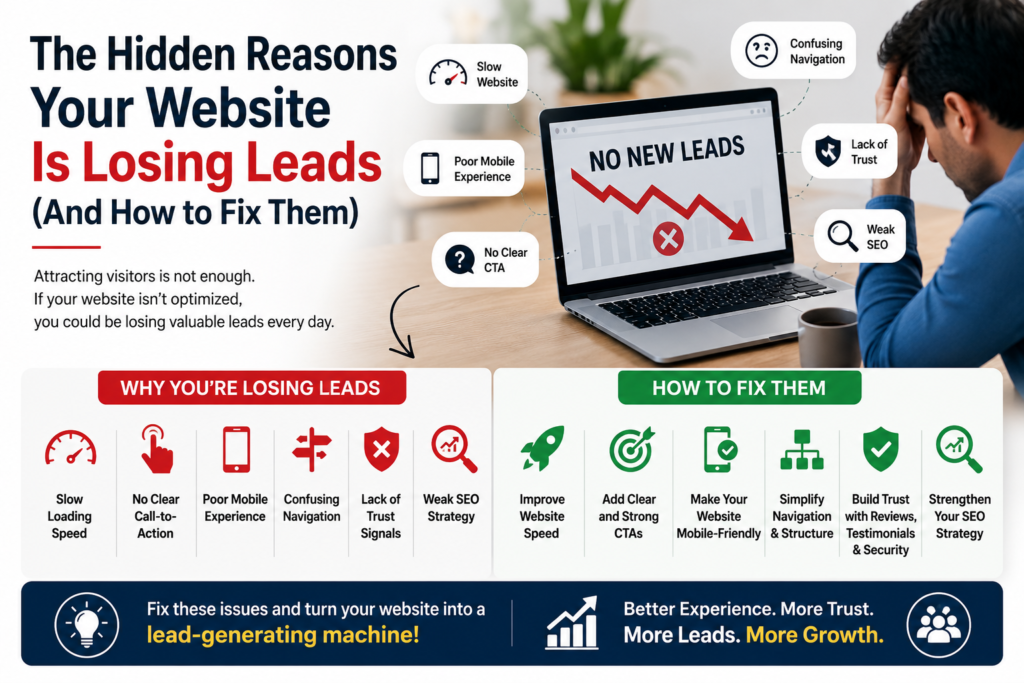 The Hidden Reasons Your Website Is Losing Leads (And How to Fix Them)